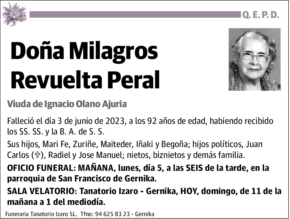 Milagros Revuelta Peral