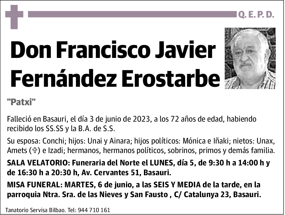 Francisco Javier Fernández Erostarbe