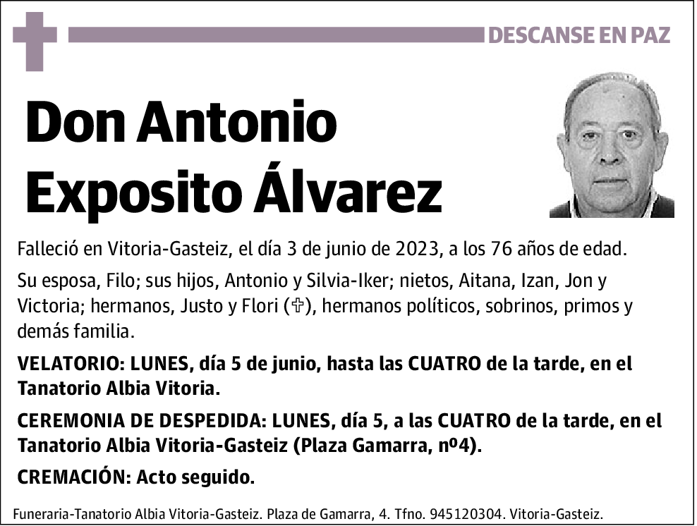 Antonio Exposito Alvarez