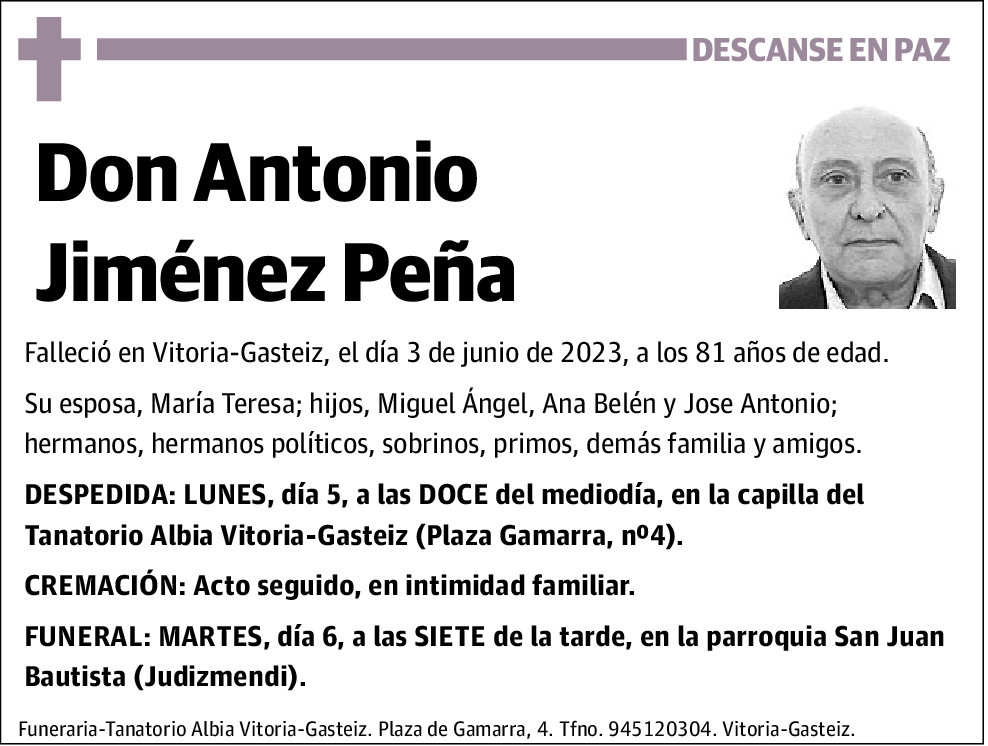 Antonio Jiménez Peña