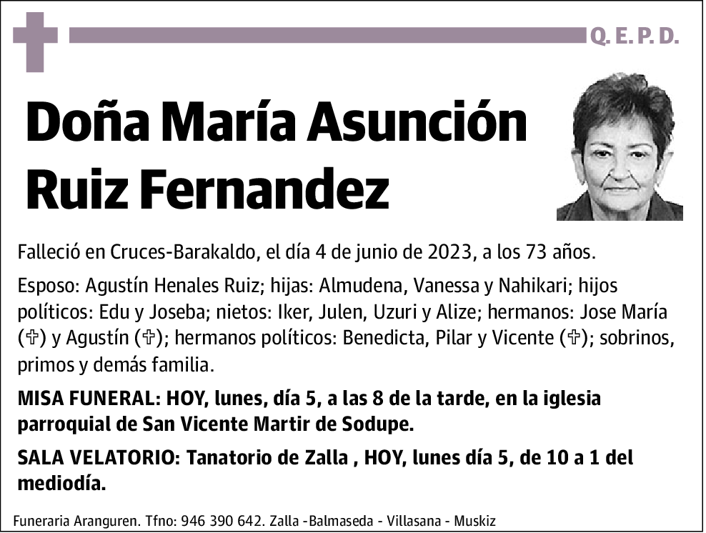 María Asunción Ruiz Fernandez