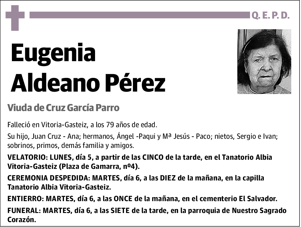 Eugenia Aldeano Pérez