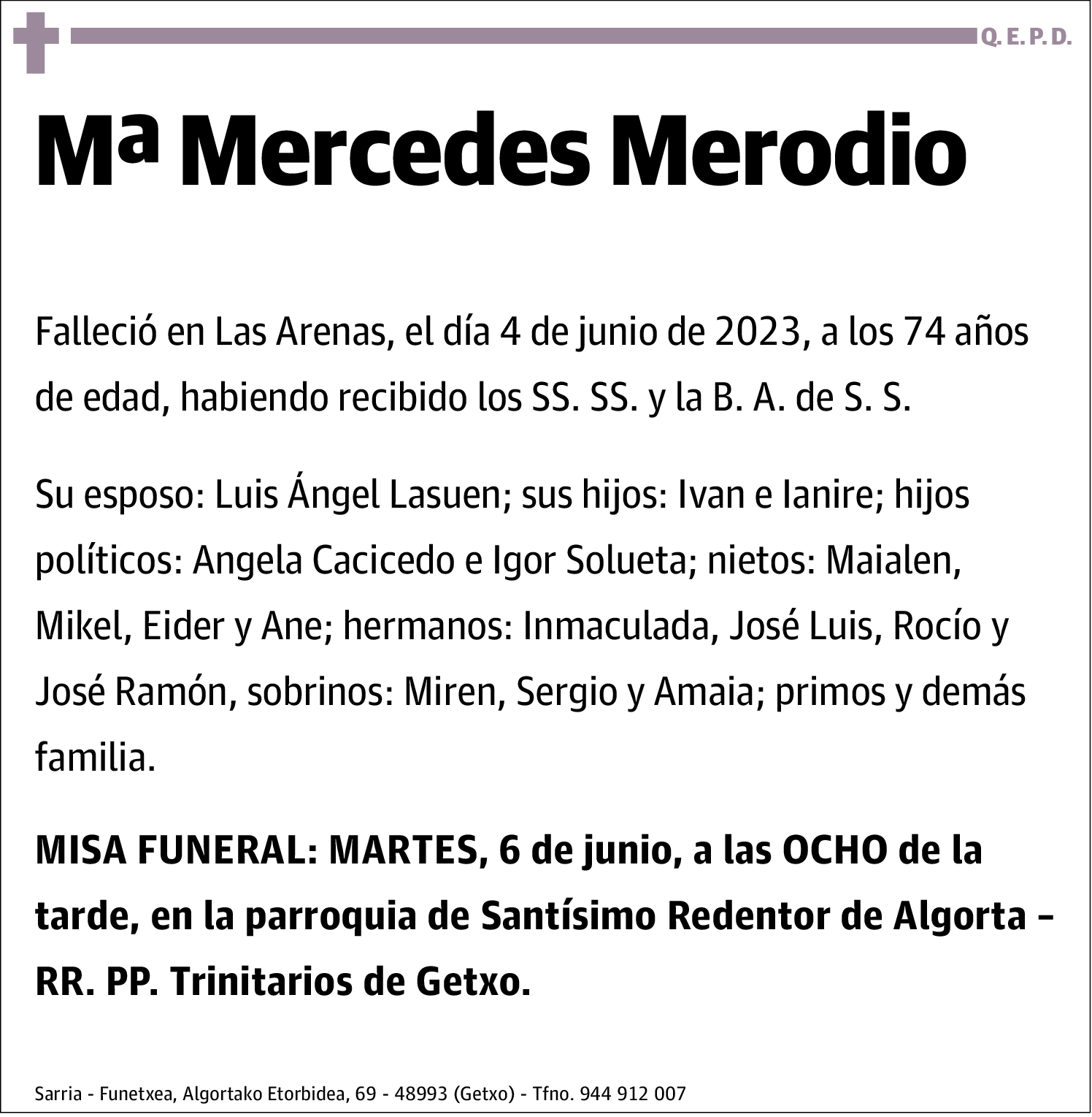 Mª Mercedes Merodio Romero