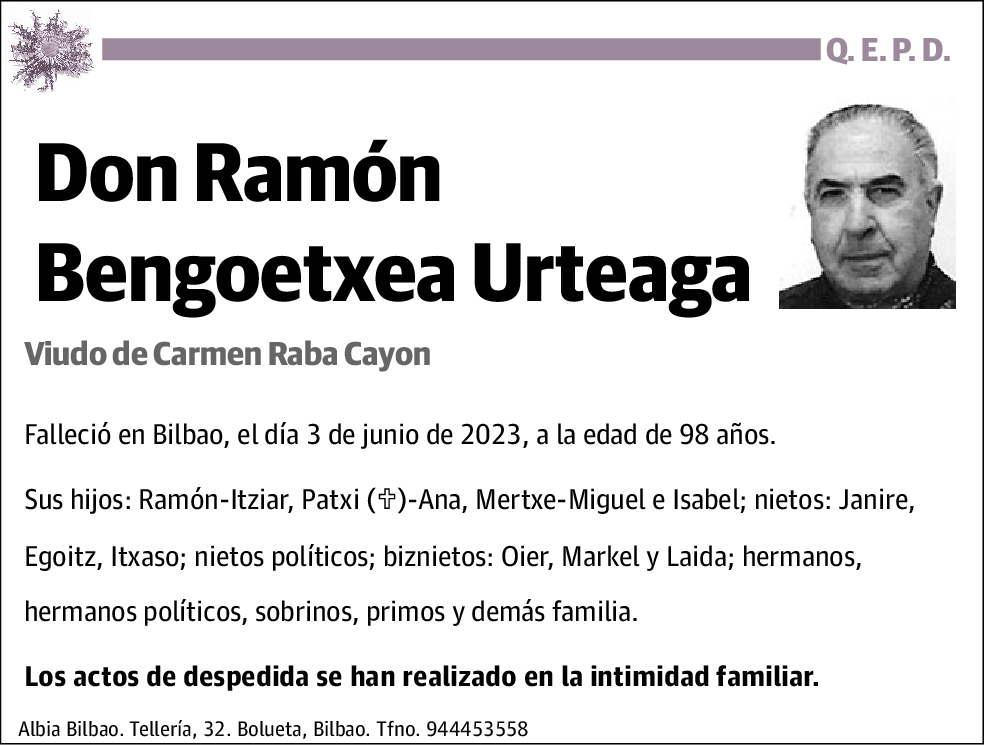 Ramón Bengoetxea Urteaga