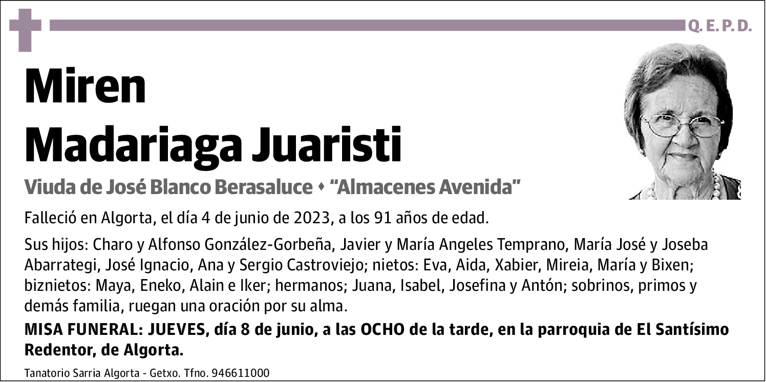 Miren Madariaga Juaristi