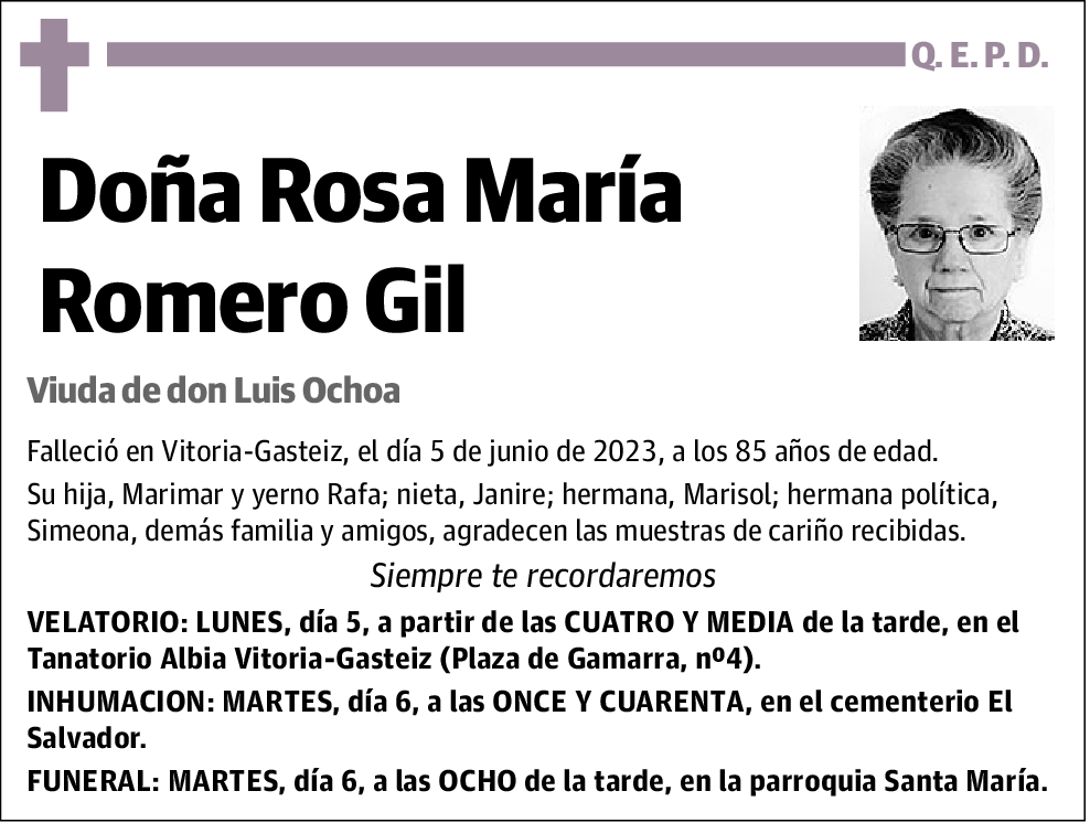 Rosa María Romero Gil