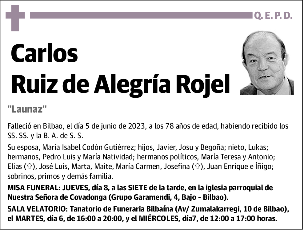 Carlos Ruiz de Alegría Rojel