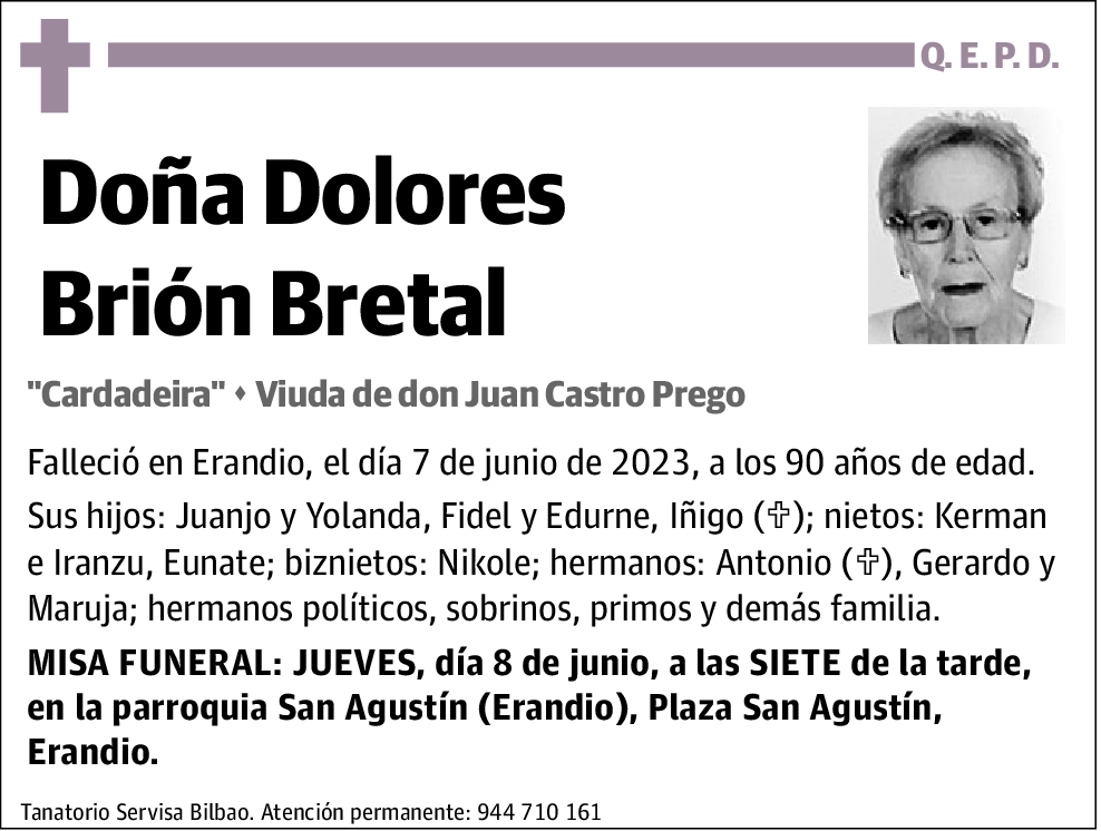 Dolores Brión Bretal