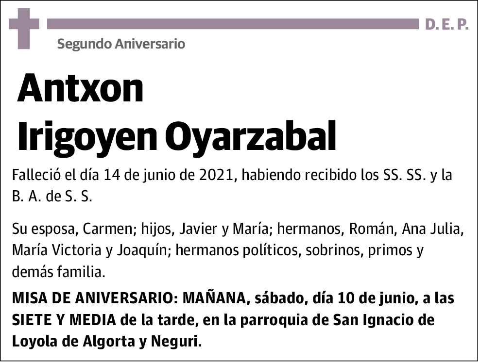 Antxon Irigoyen Oyarzabal