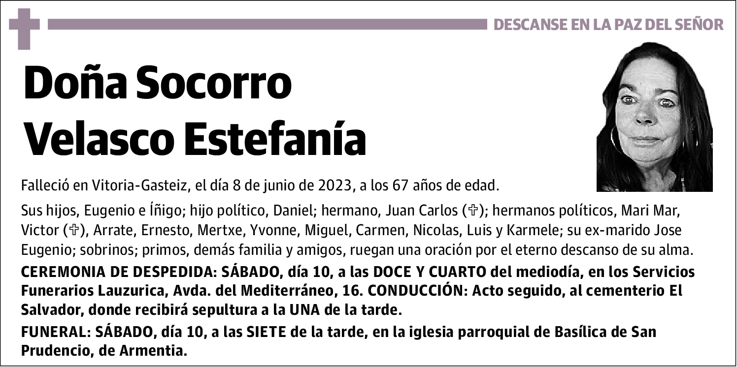 Socorro Velasco Estefanía