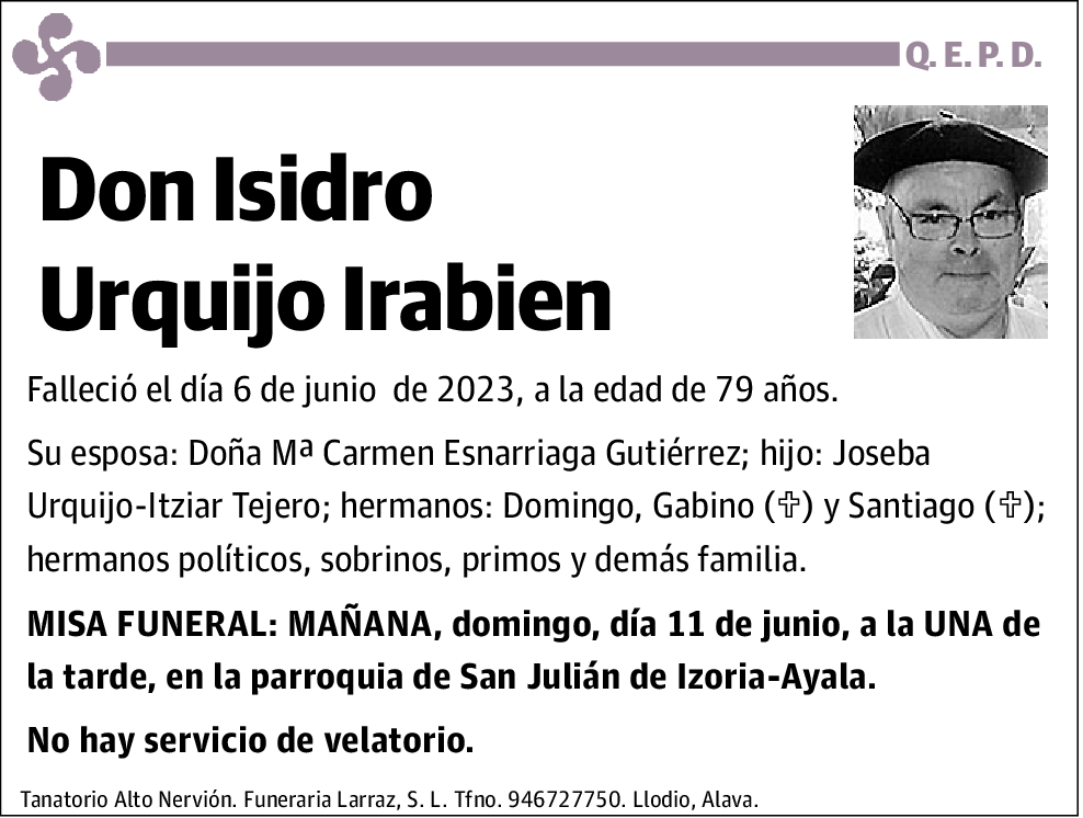 Isidro Urquijo Irabien