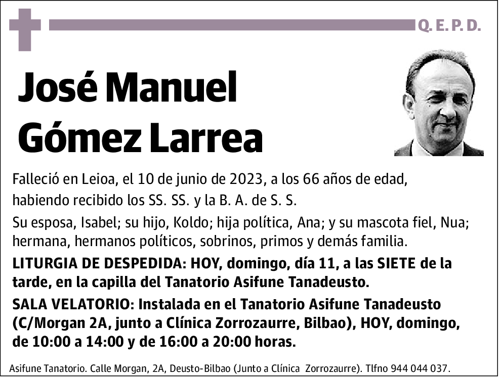 José Manuel Gómez Larrea