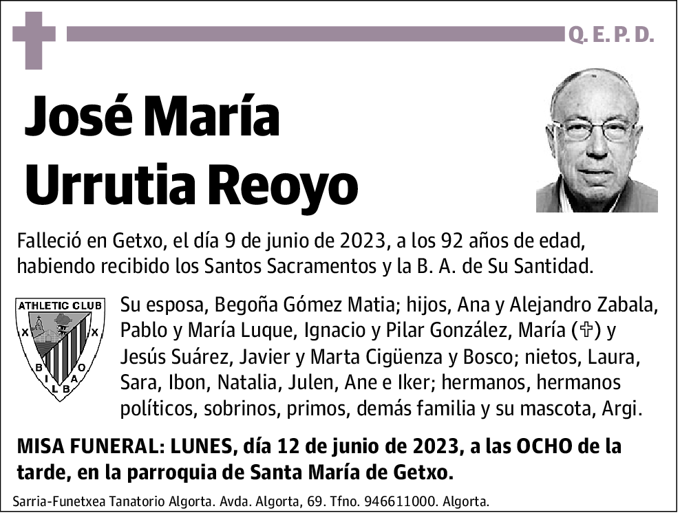 José María Urrutia Reoyo