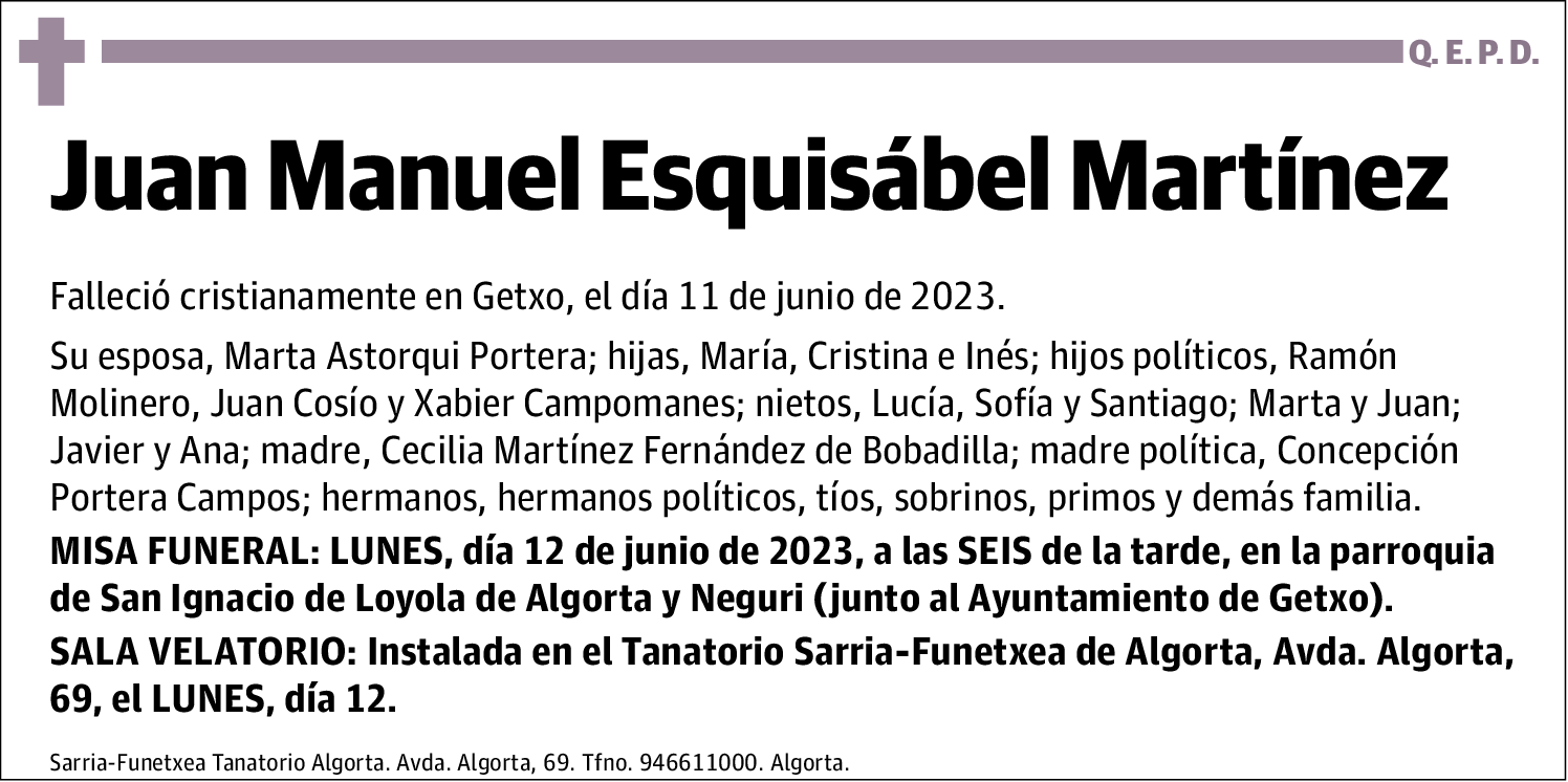 Juan Manuel Esquisábel Martínez