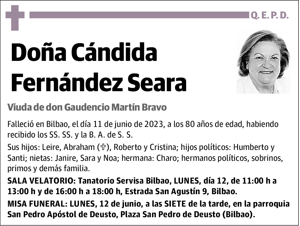 Cándida Fernández Seara