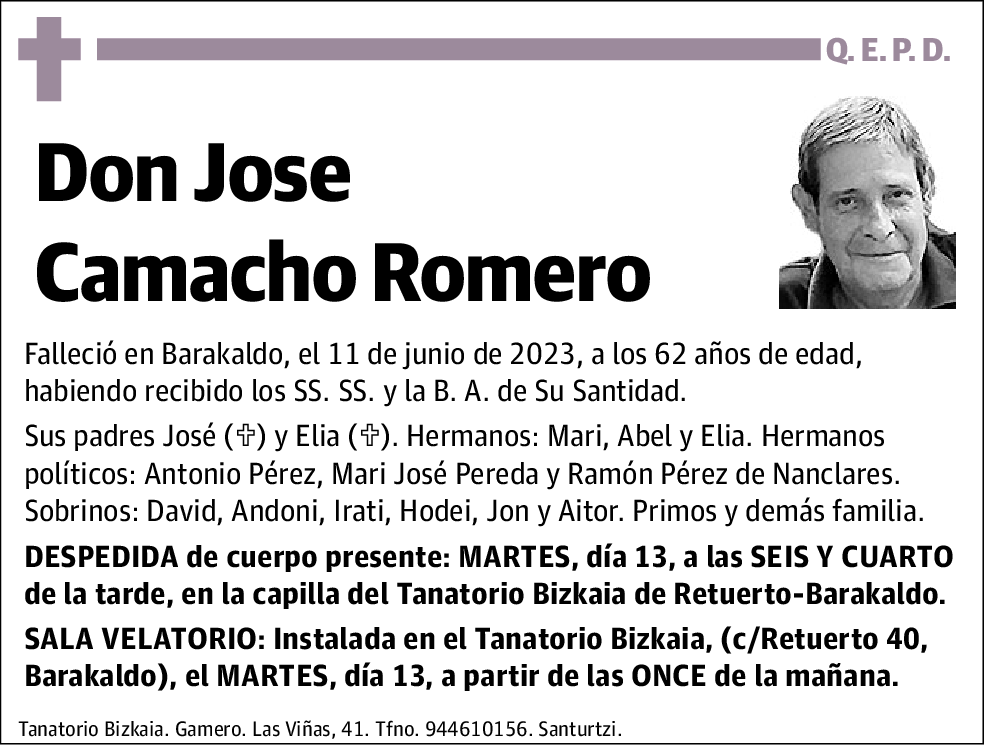 Jose Camacho Romero