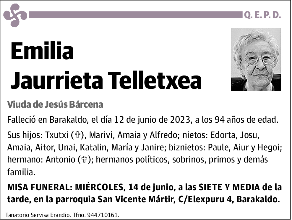 Emilia Jaurrieta Telletxea