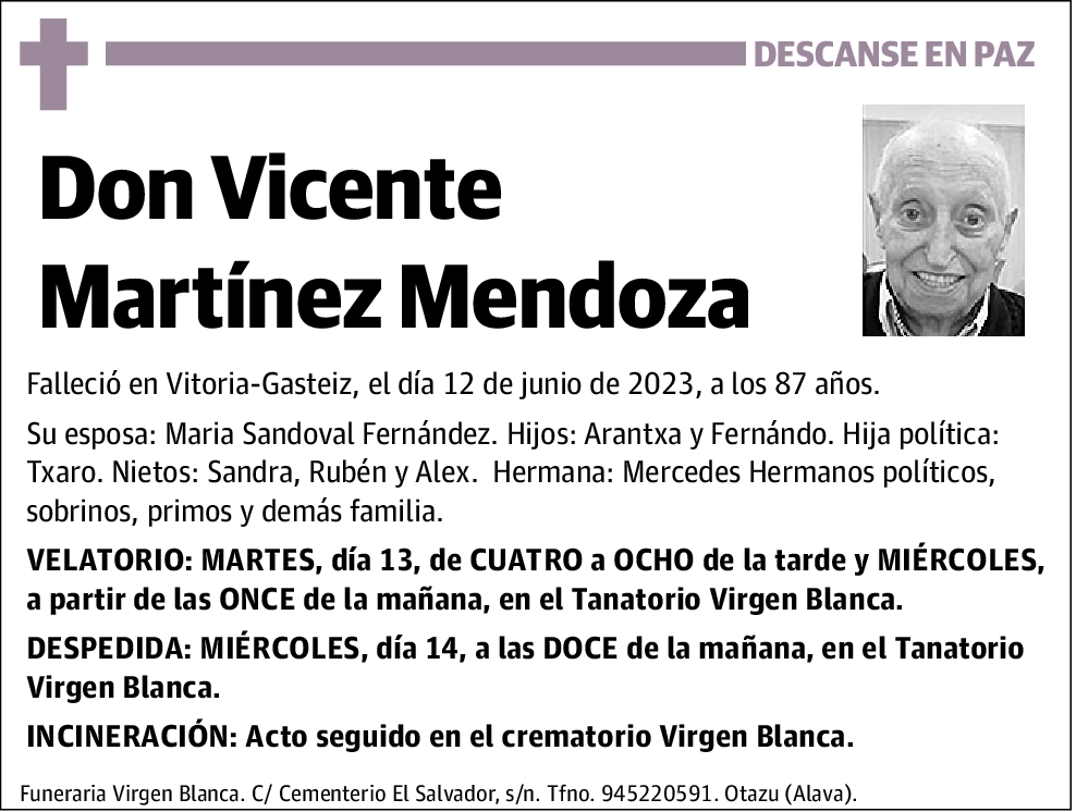 Vicente Martínez Mendoza