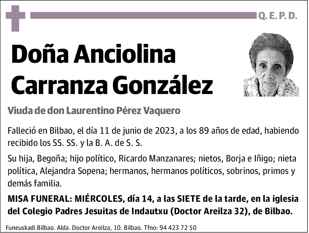 Anciolina Carranza González