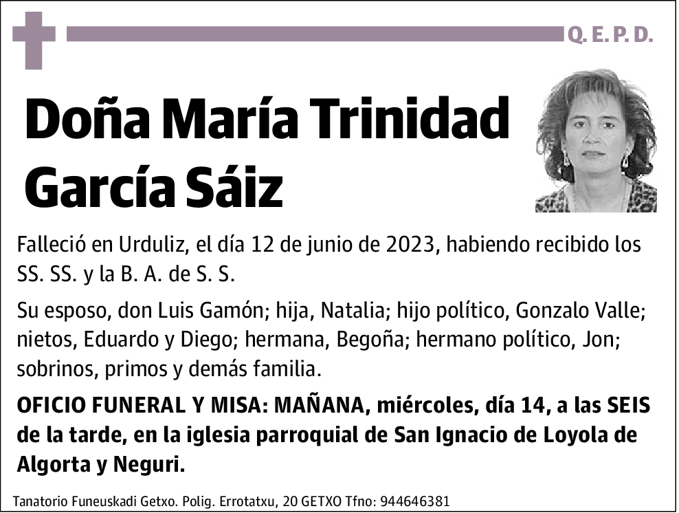 María Trinidad García Sáiz