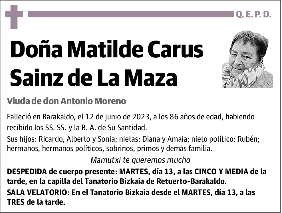 Matilde Carus Sainz de La Maza