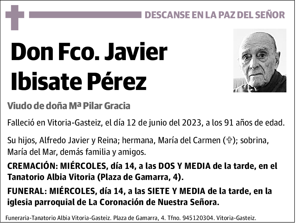 Fco Javier Ibisate Pérez