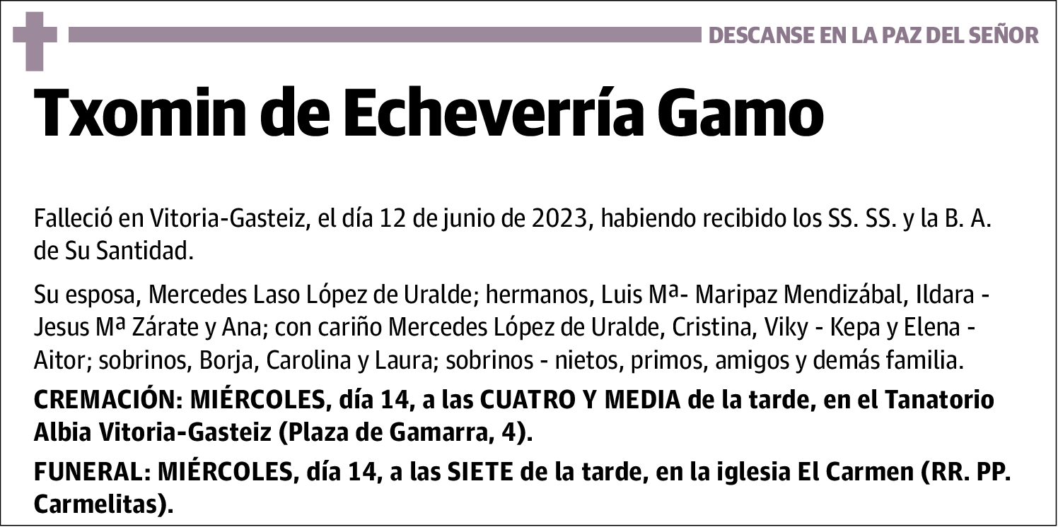 Txomin de Echevarría Gamo