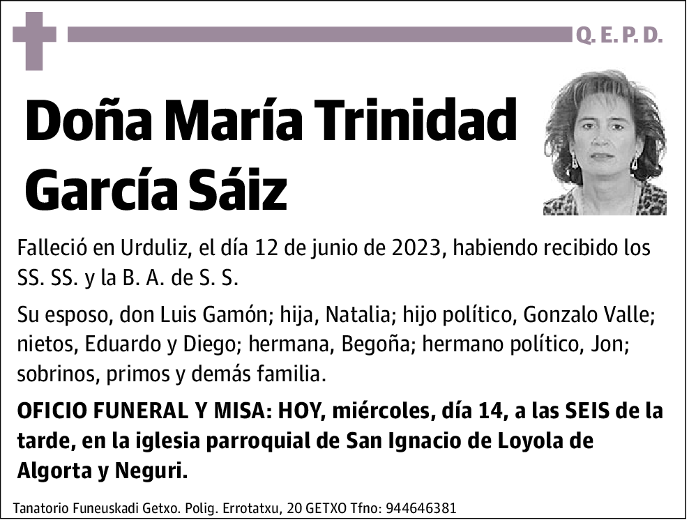 María Trinidad García Sáiz