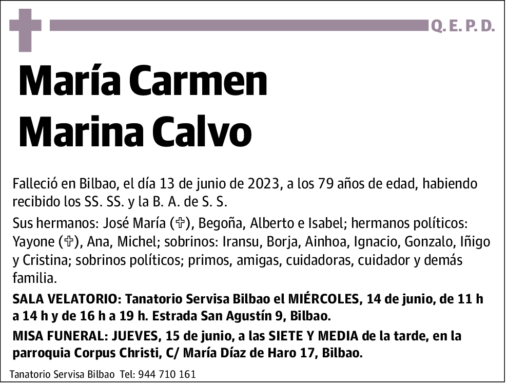 María Carmen Marina Calvo