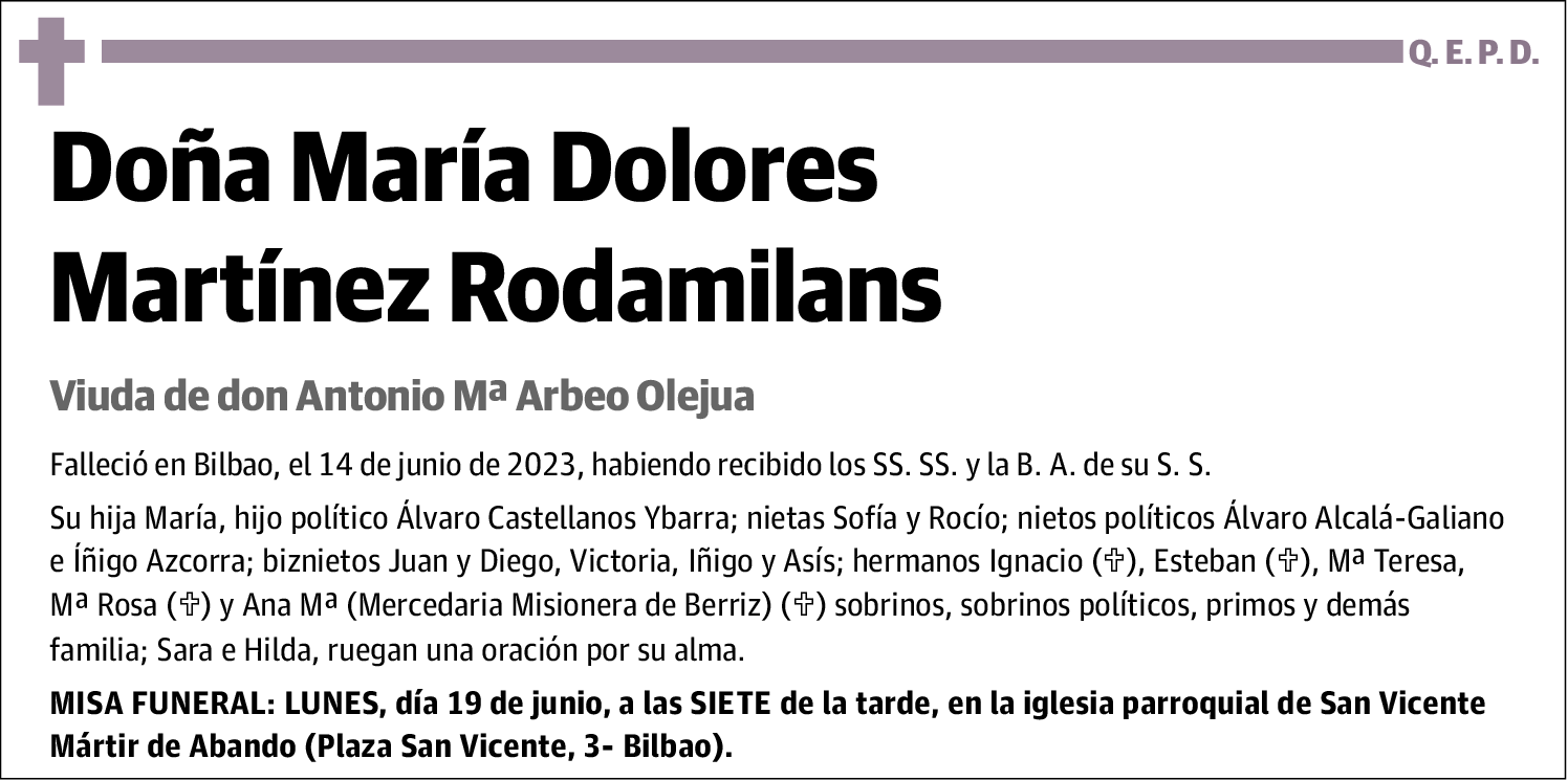 María Dolores Martínez Rodamilans