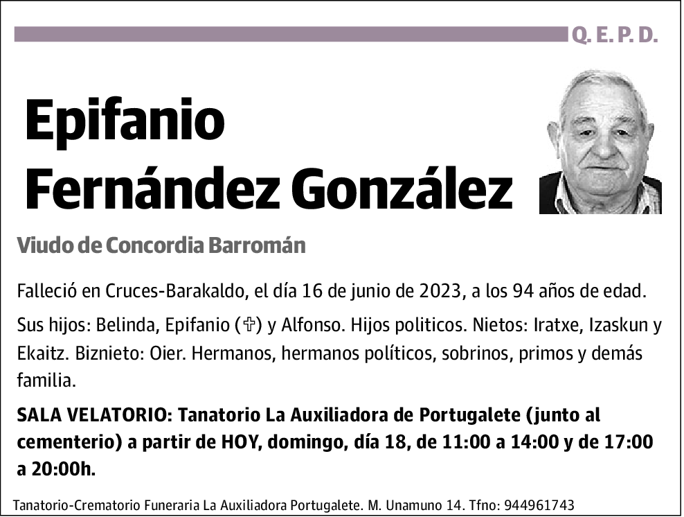 Epifanio Fernández González