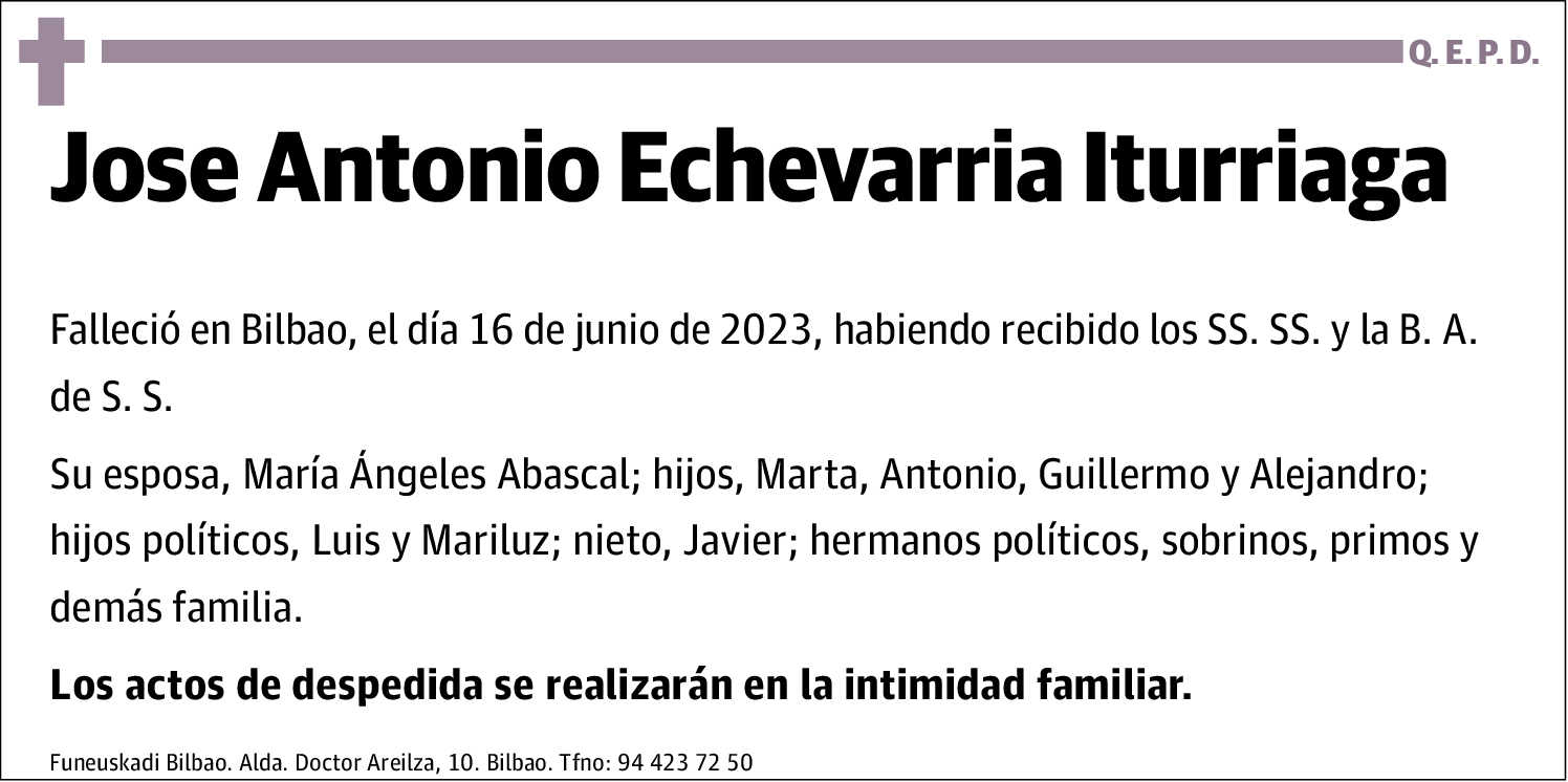 José Antonio Echevarría Iturriaga