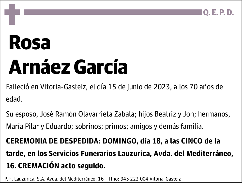 Rosa Arnáez García