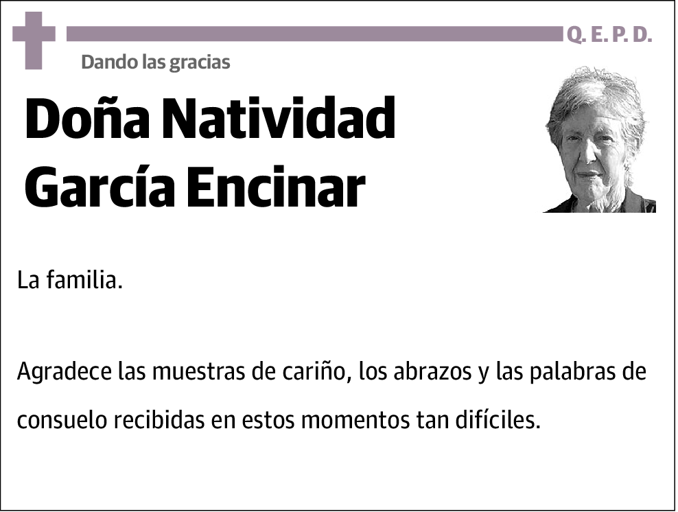 Natividad Garcia Encinar