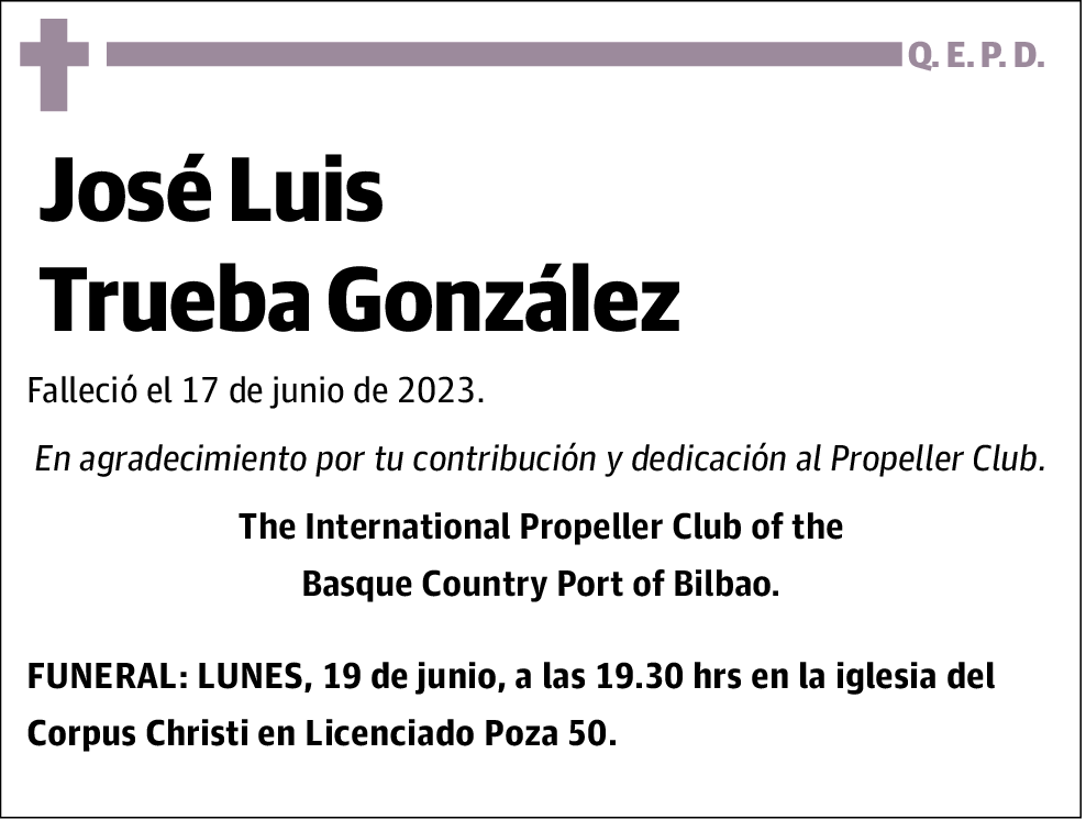 Jose Luis Trueba González