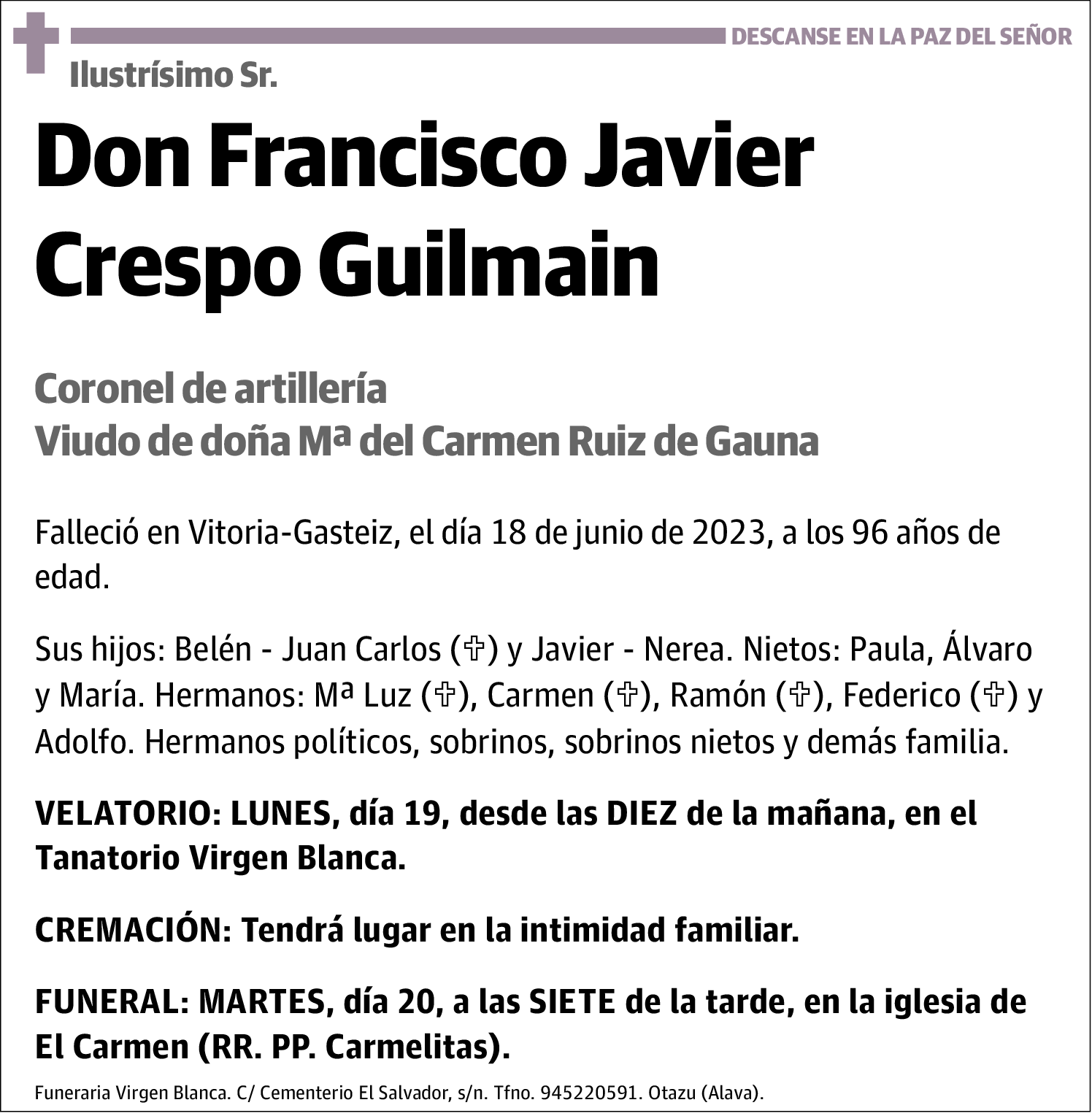 Francisco Javier Crespo Guilmain