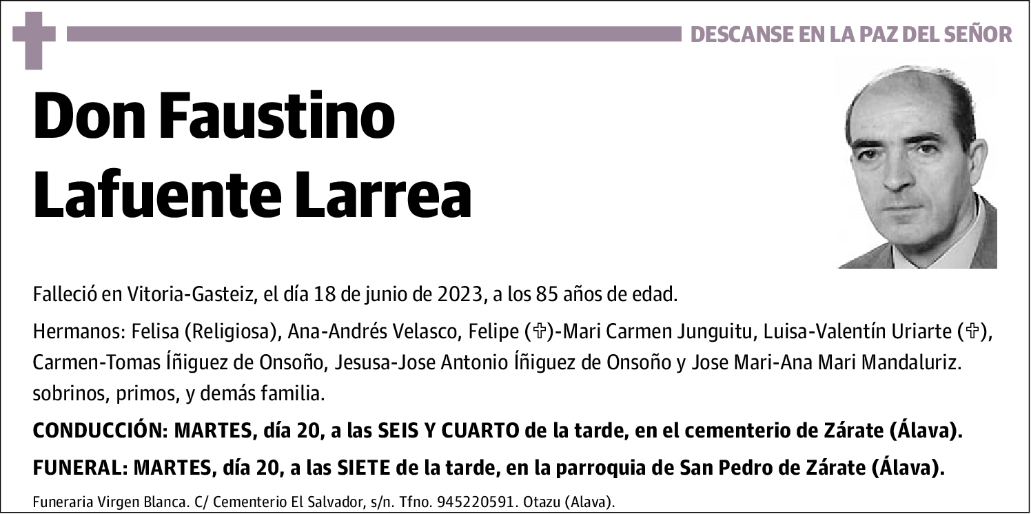 Faustino Lafuente Larrea