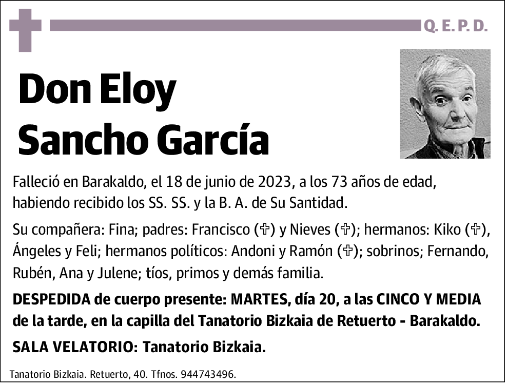 Eloy Sancho García