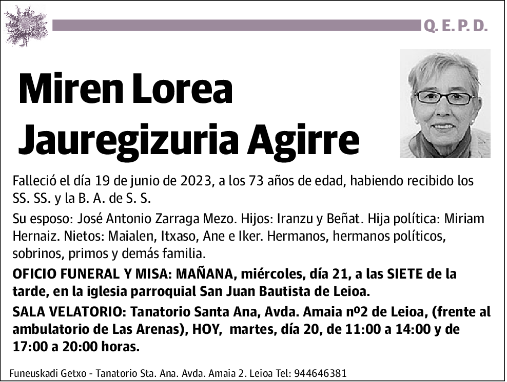 Miren Lorea Jauregizuria Agirre