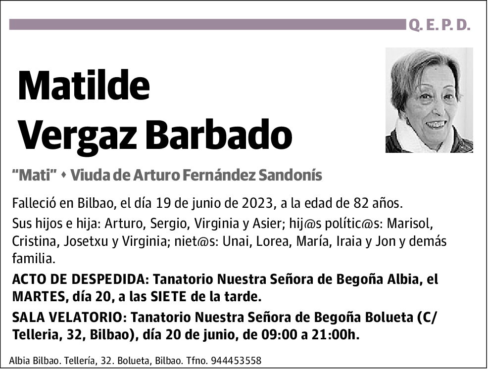 Matilde Vergaz Barbado