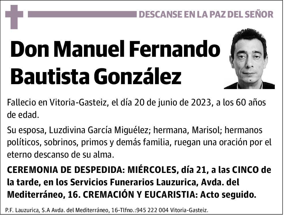 Manuel Fernando Bautista González