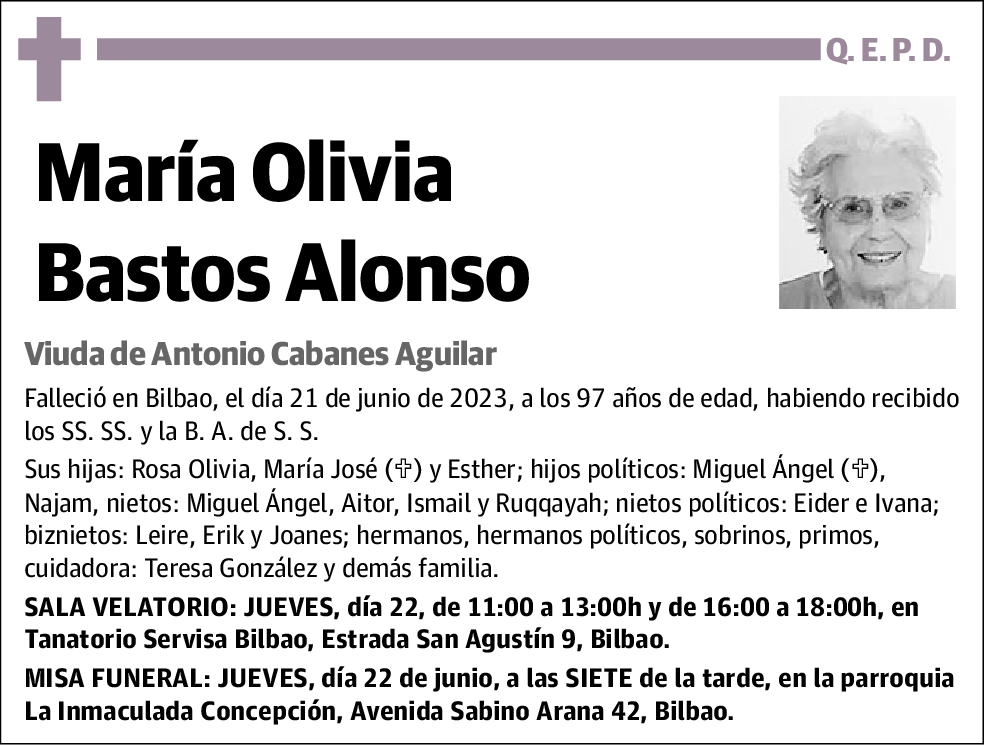 María Olivia Bastos Alonso