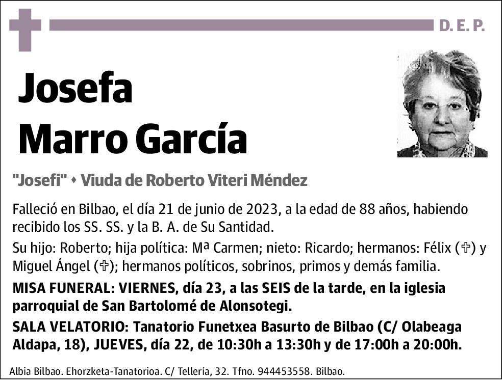 Josefa Marro García