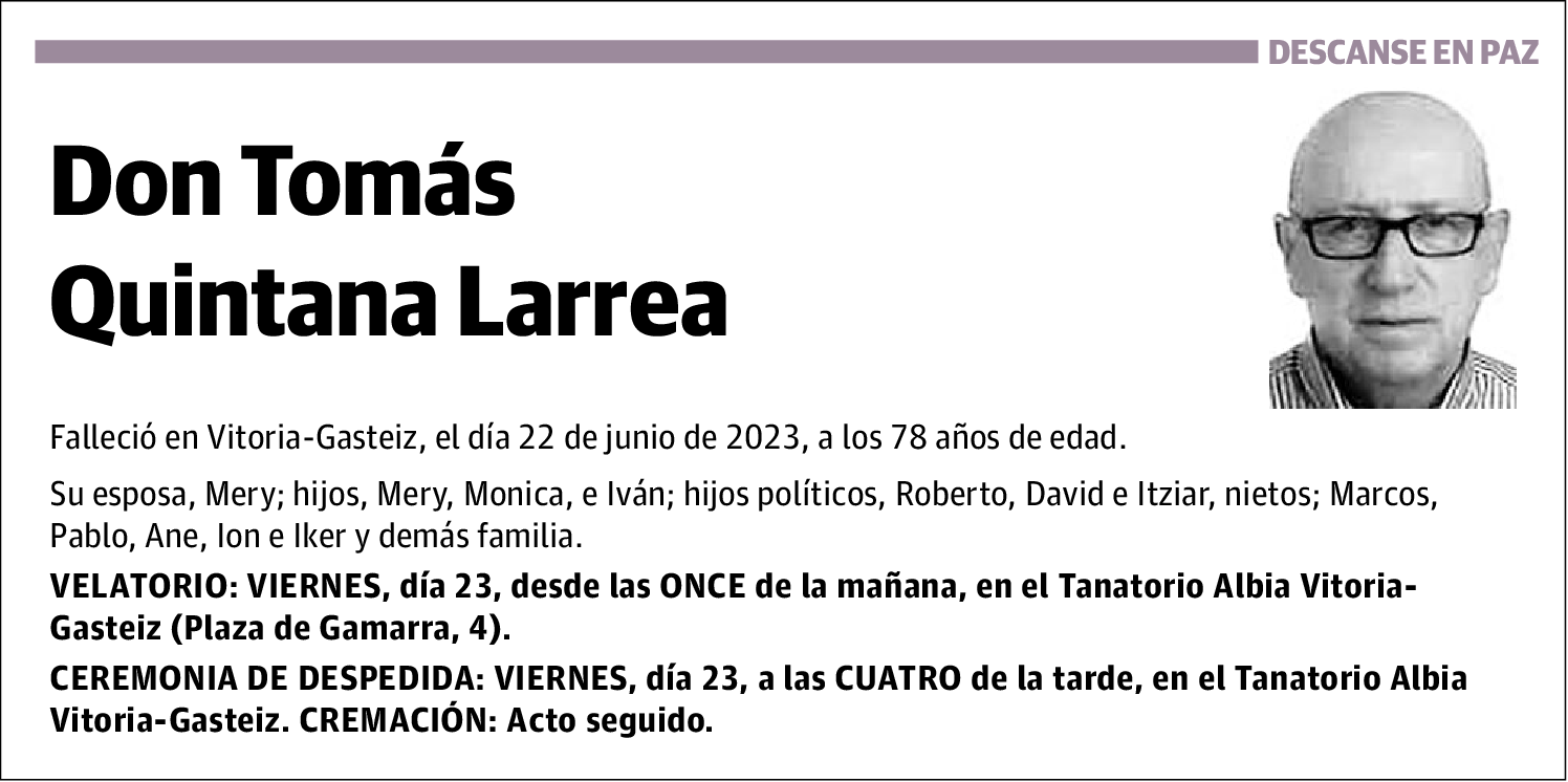 Tomás Quintana Larrea