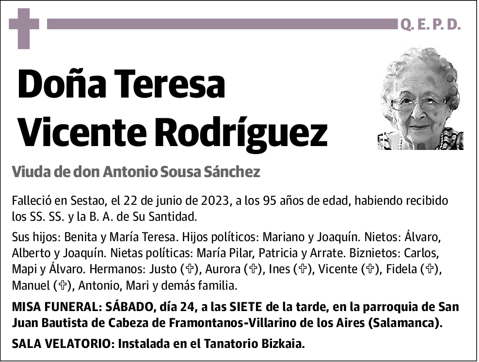 Teresa Vicente Rodríguez