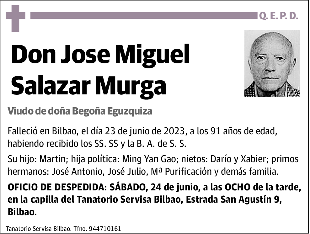 Jose Miguel Salazar Murga