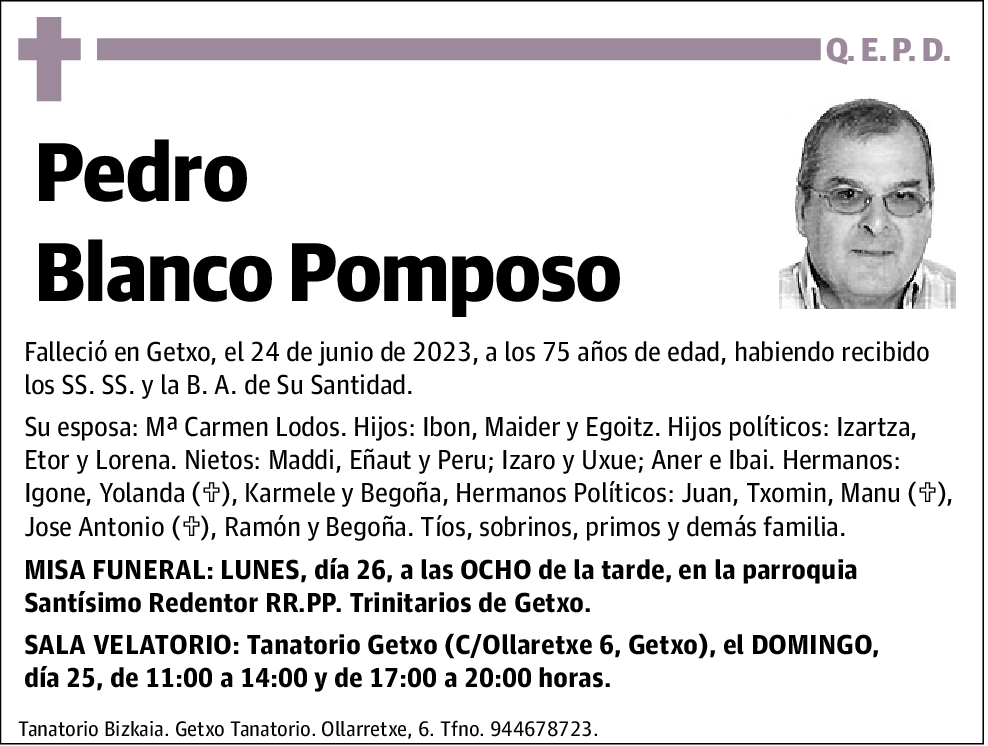 Pedro Blanco Pomposo