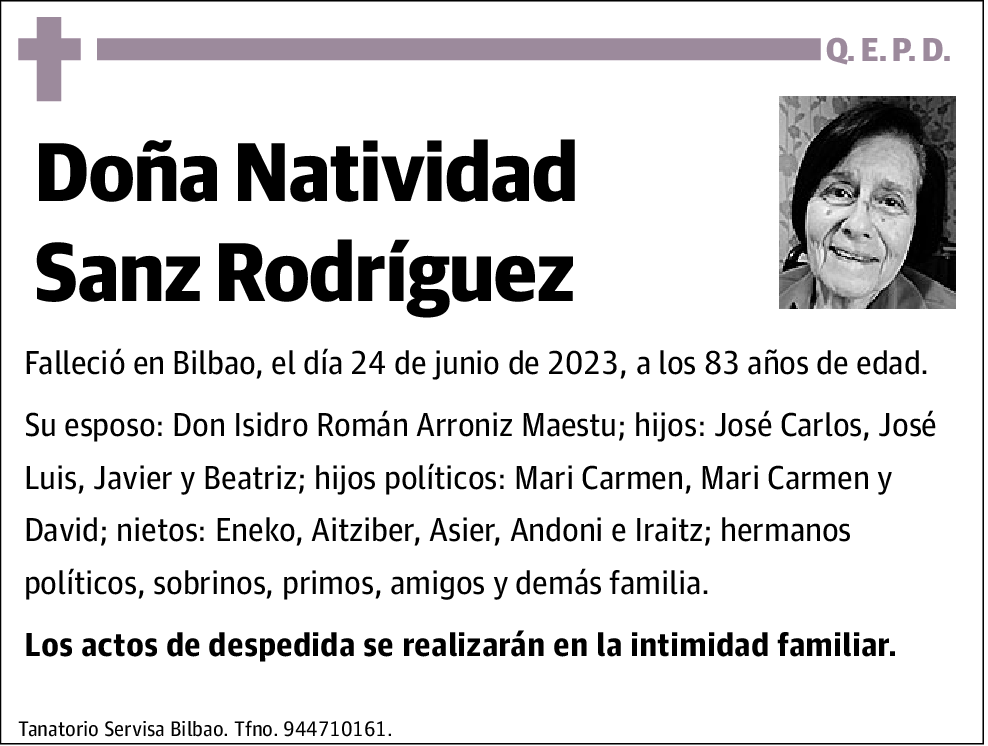 Natividad Sanz Rodríguez