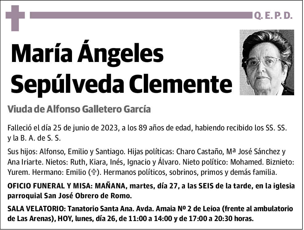 María Ángeles Sepúlveda Clemente