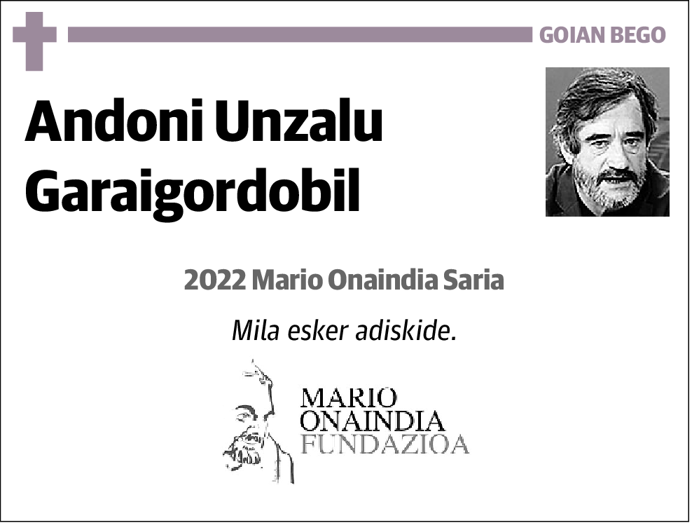 Andoni Unzalu Garaigordobil